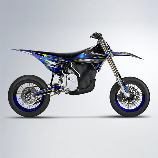 ADVANCE Stark Varg SM supermoto graphics kit in Blue