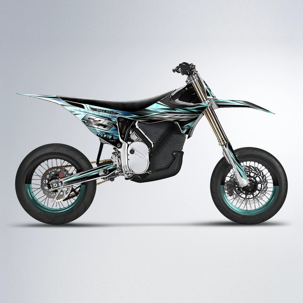 ADVANCE Stark Varg SM supermoto graphics kit in Mint
