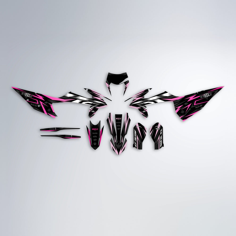 ALIN graphics kit parts layout in Flamingo