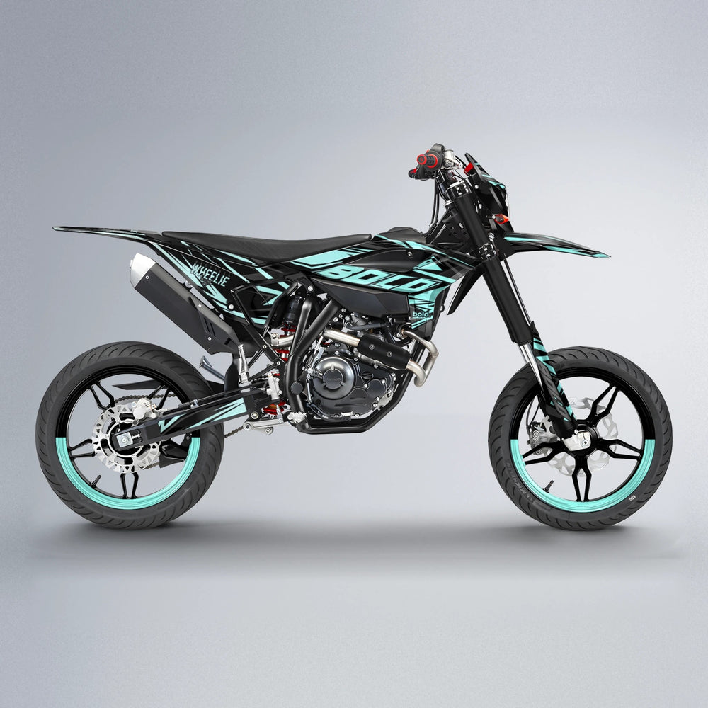 ANXIETY Beta supermoto graphics kit in Mint