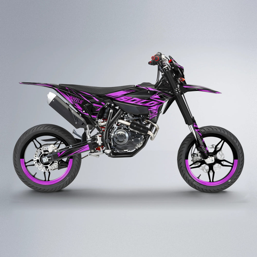 ANXIETY Beta supermoto graphics kit in Pink