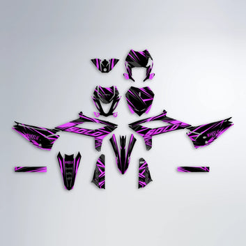 ANXIETY Beta graphics kit parts layout in Pink