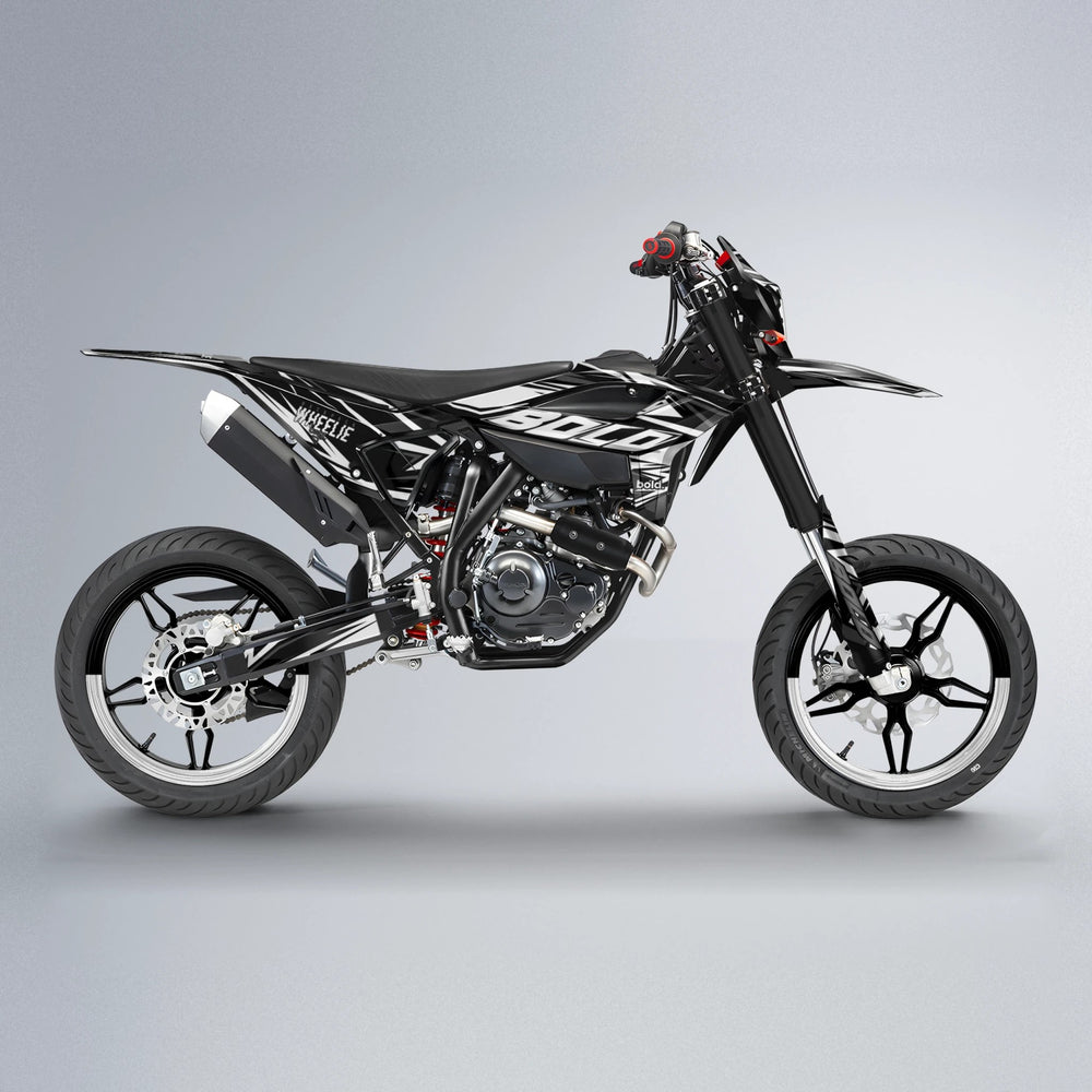 ANXIETY Beta supermoto graphics kit in White