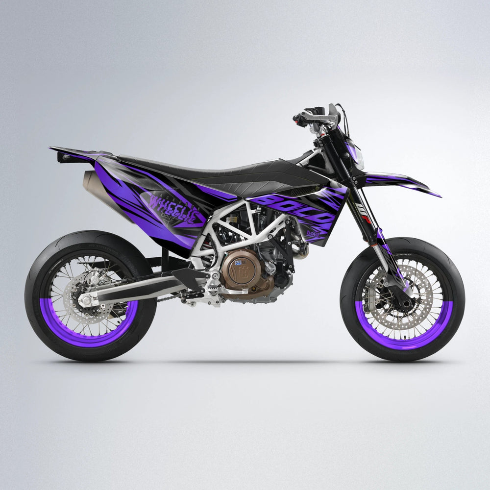 ANXIETY Husqvarna 701 supermoto graphics kit in Purple