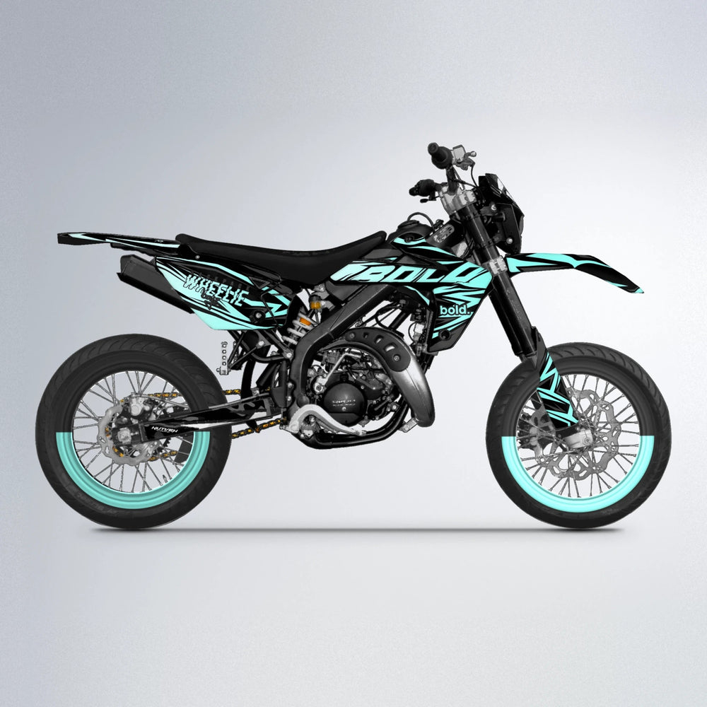 ANXIETY Rieju MRT supermoto graphics kit in Mint