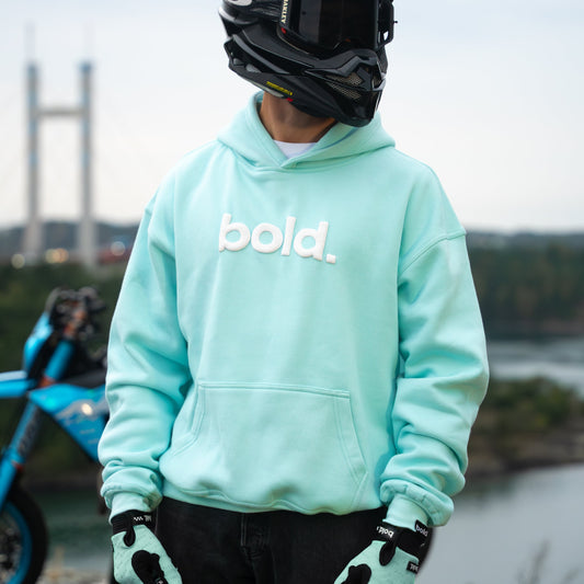bold. Aqua Hoodie (Oversize fit)