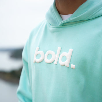 bold. Aqua Hoodie (Oversize fit)