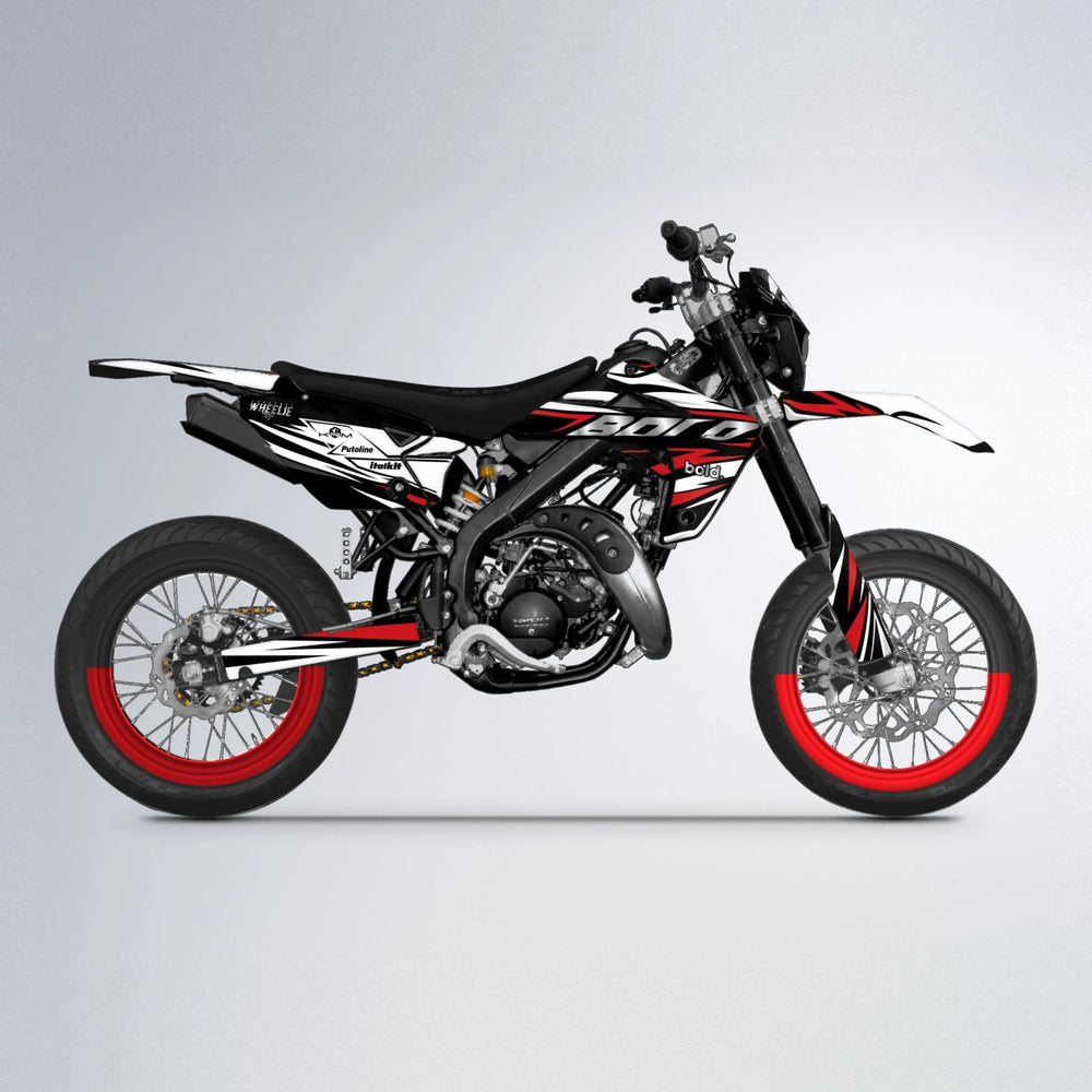 ARCTIC Rieju MRT supermoto graphics kit in Custom Colour