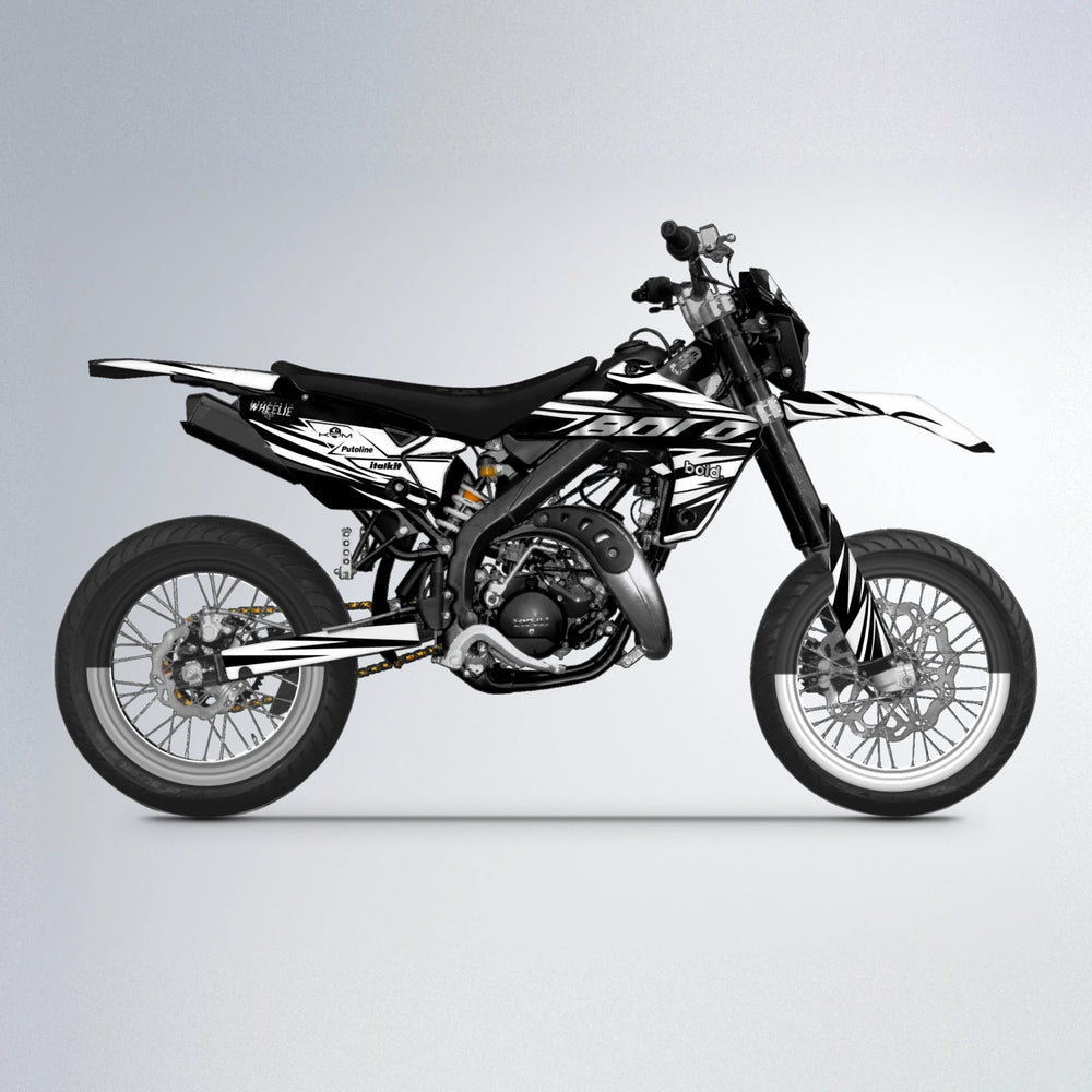 ARCTIC Rieju MRT supermoto graphics kit in White