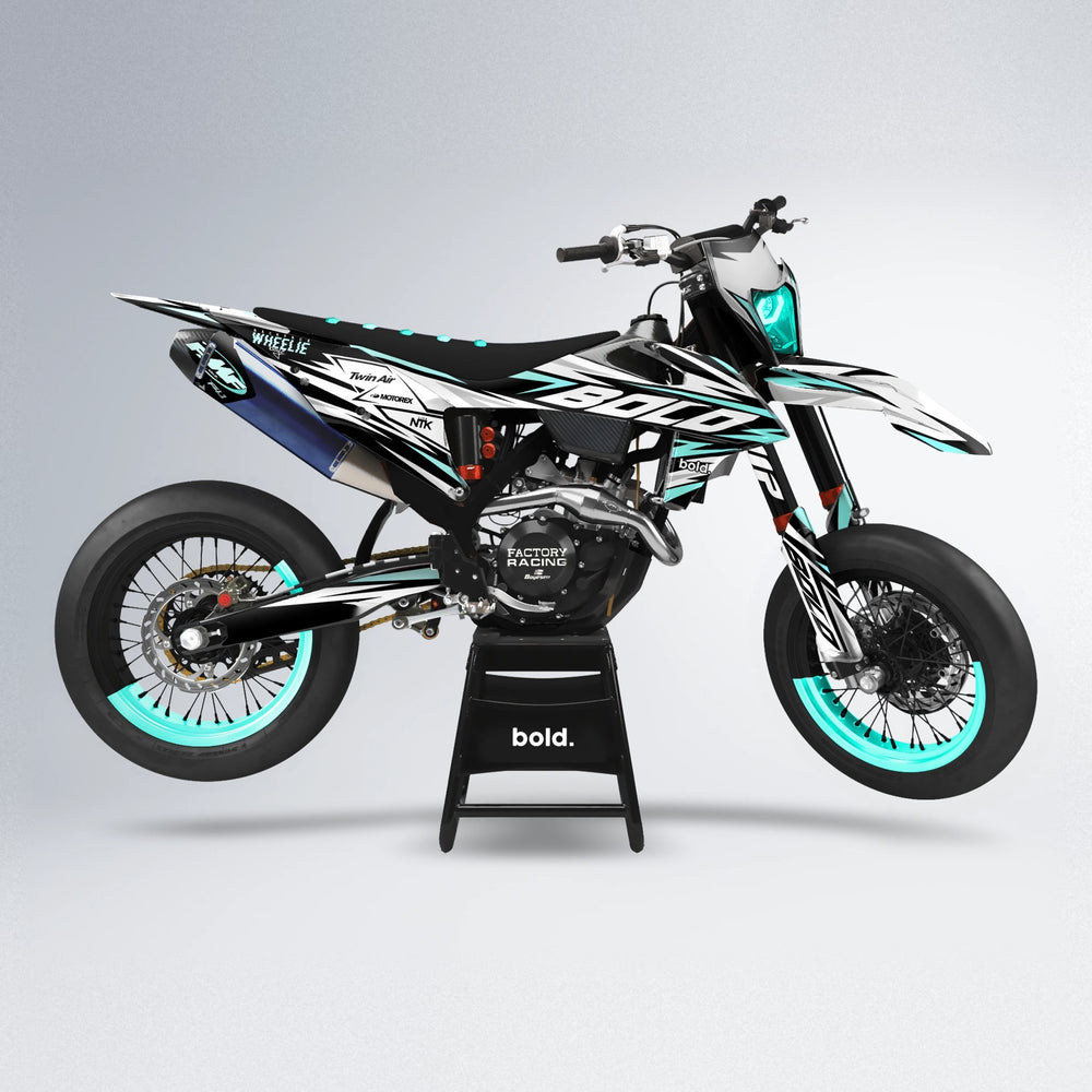 ARCTIC supermoto graphics kit in Mint