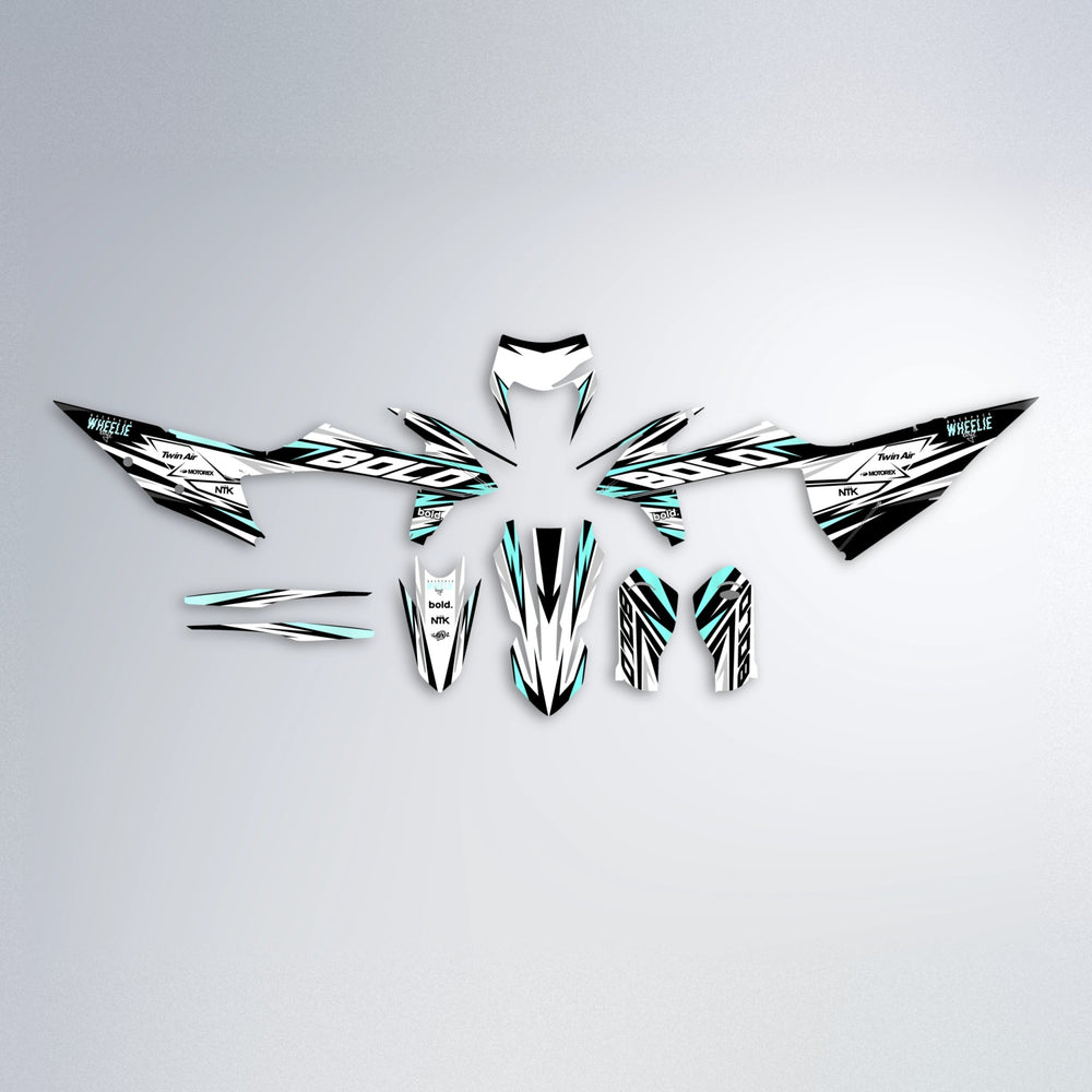 ARCTIC graphics kit parts layout in Mint