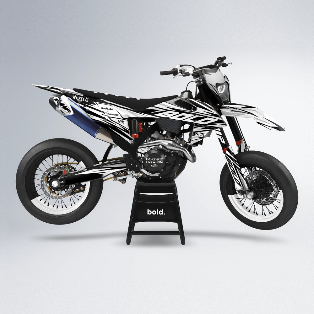 ARCTIC supermoto graphics kit in White