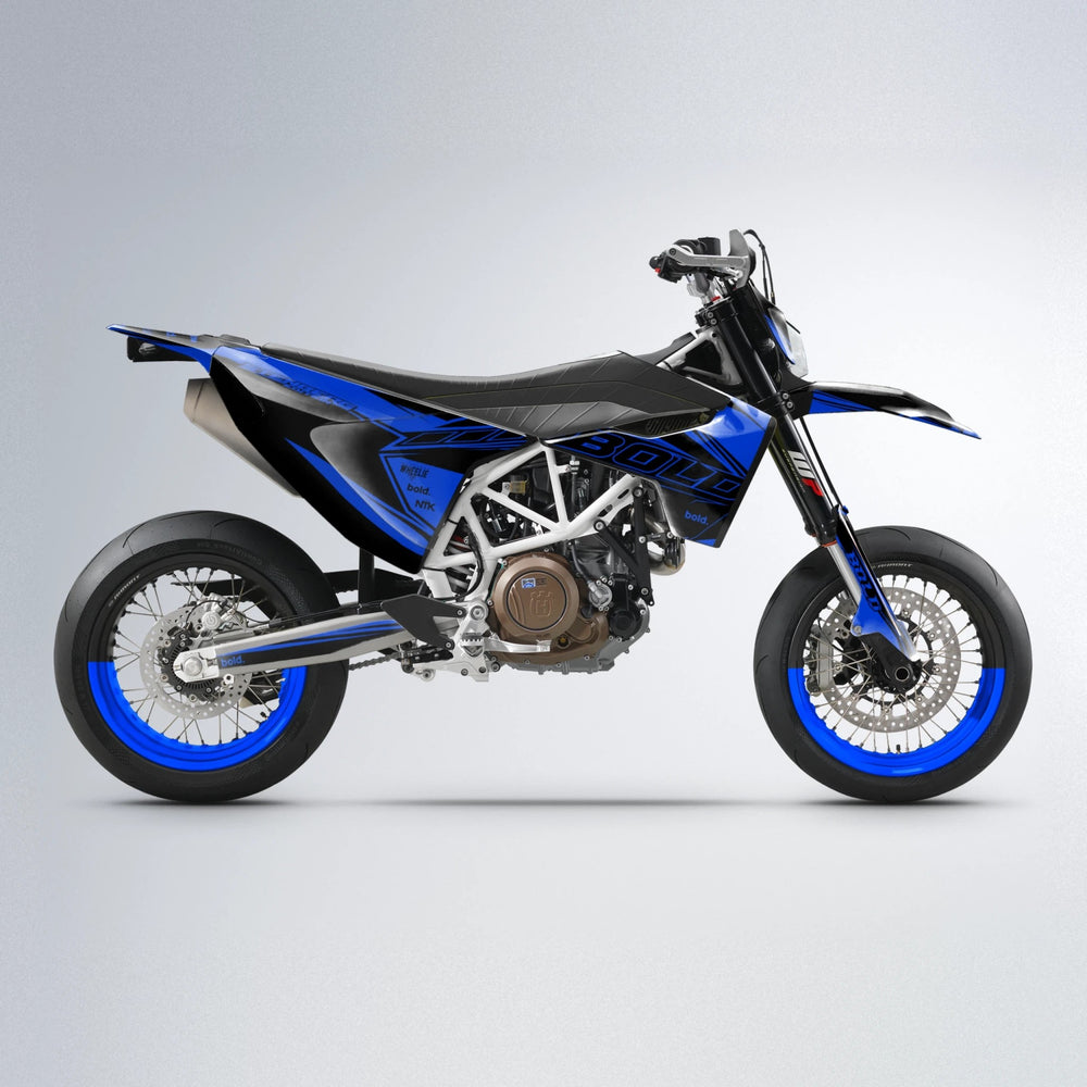 ARTTU STENBERG Husqvarna 701 supermoto graphics kit in Blue