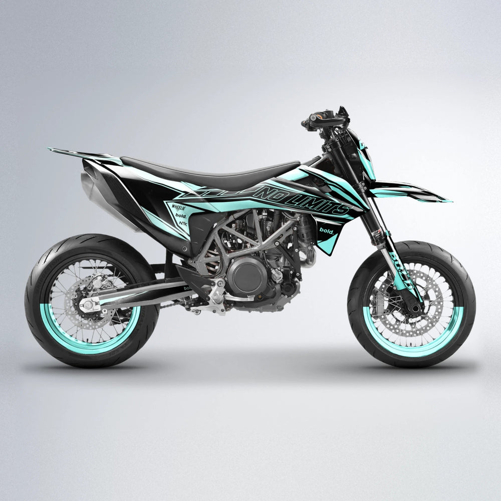 ARTTU STENBERG KTM SMC 690 supermoto graphics kit in Mint