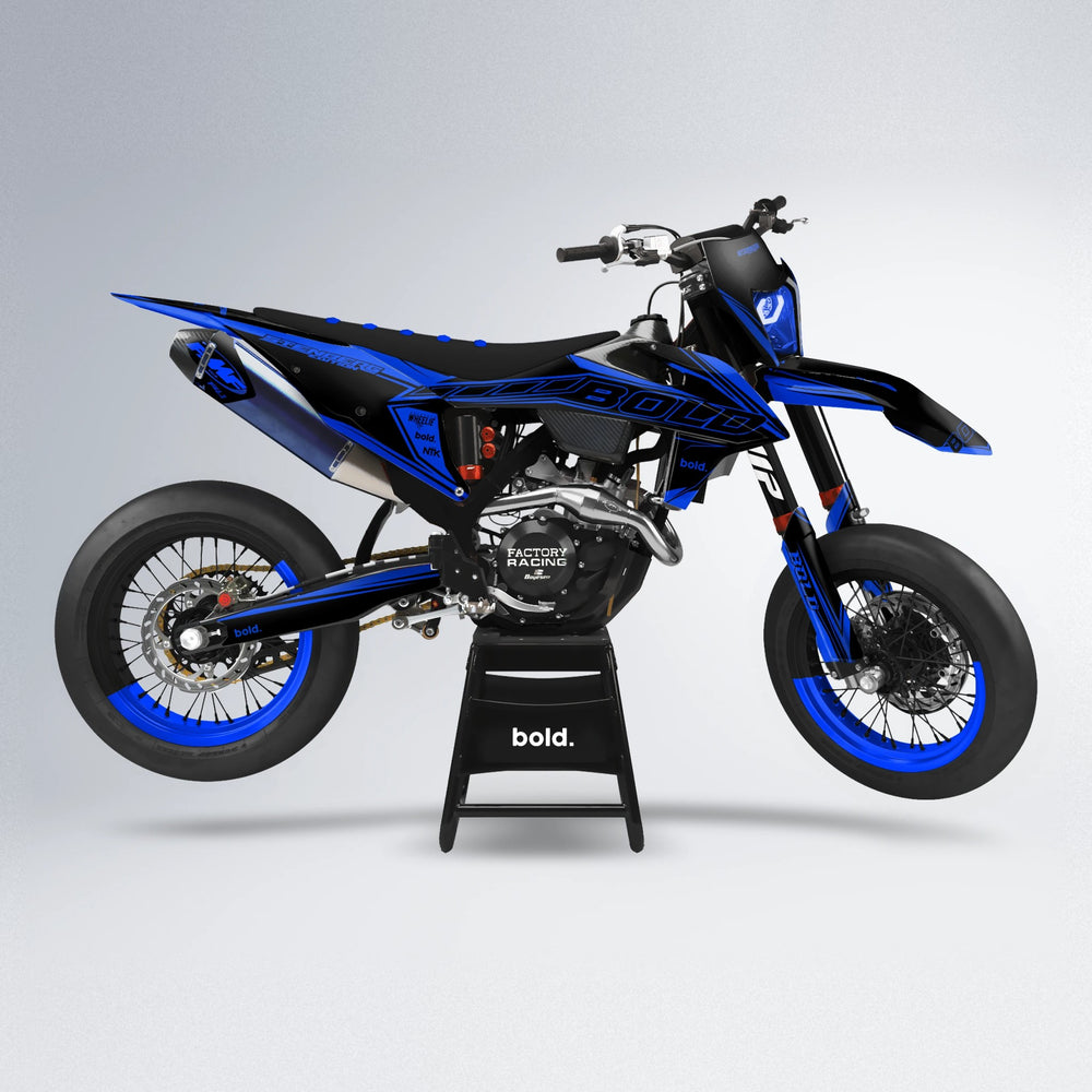 ARTTU STENBERG supermoto graphics kit in Blue
