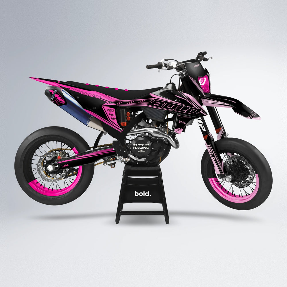 ARTTU STENBERG supermoto graphics kit in Flamingo