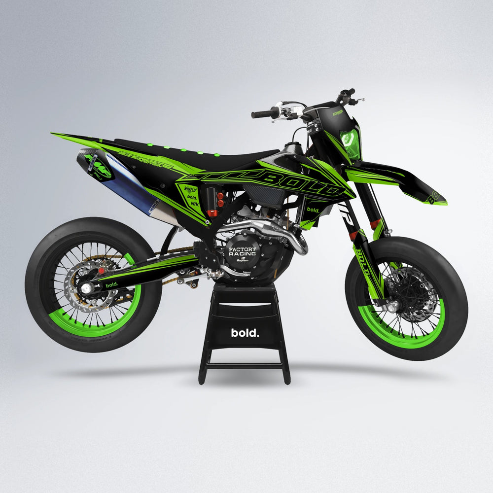 ARTTU STENBERG supermoto graphics kit in Green