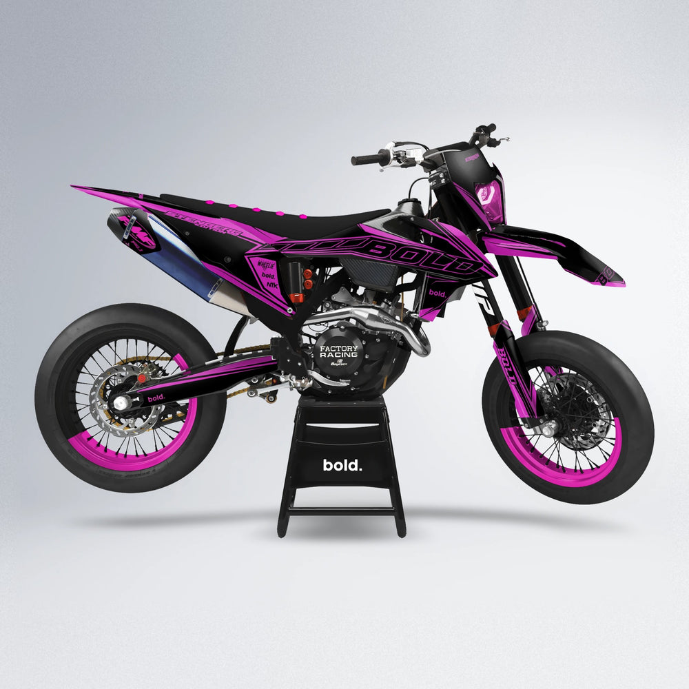 ARTTU STENBERG supermoto graphics kit in Pink
