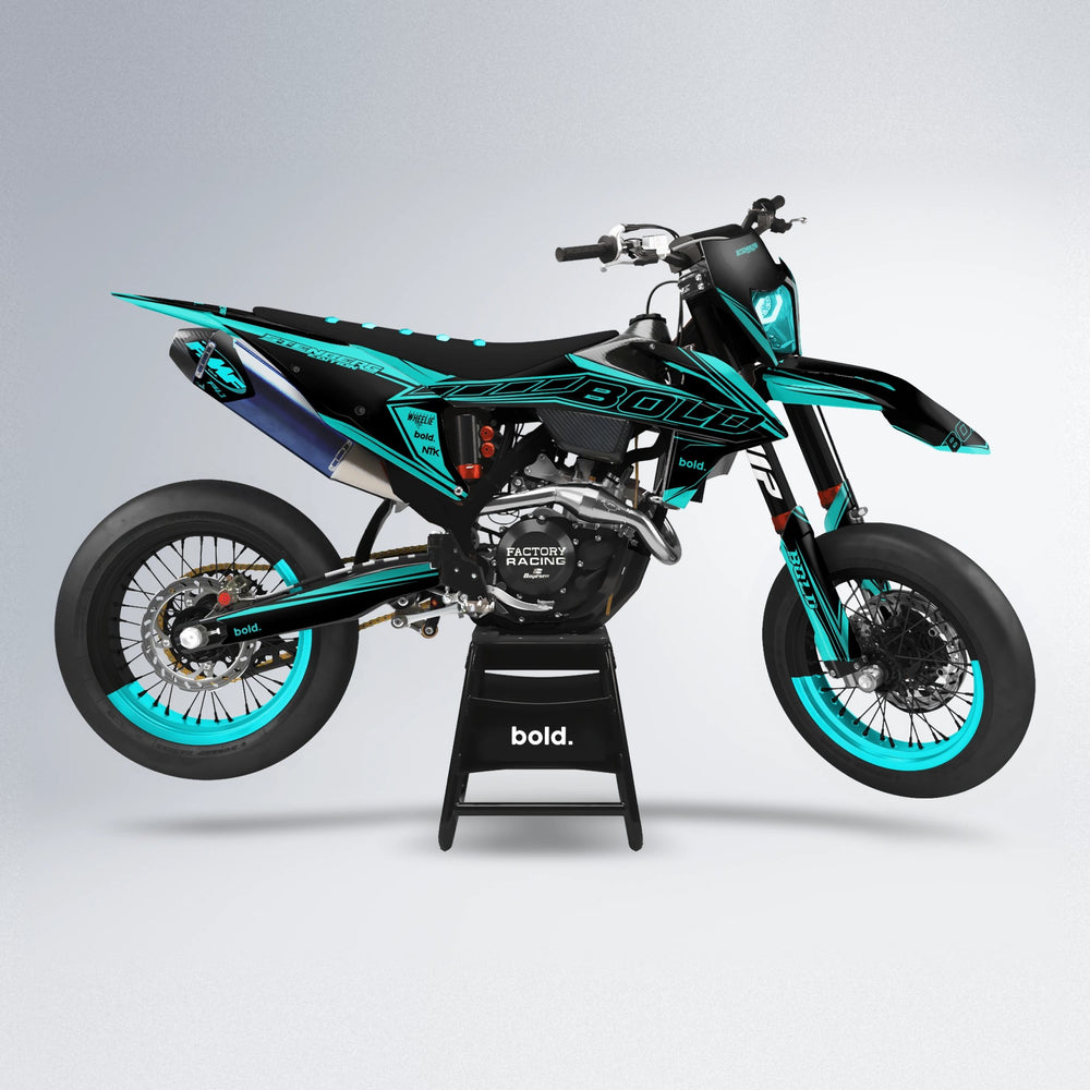 ARTTU STENBERG supermoto graphics kit in Teal
