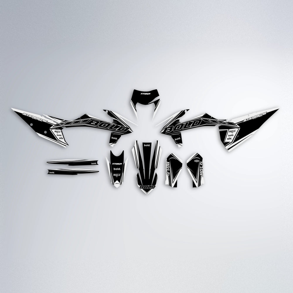 ARTTU STENBERG graphics kit parts layout in White