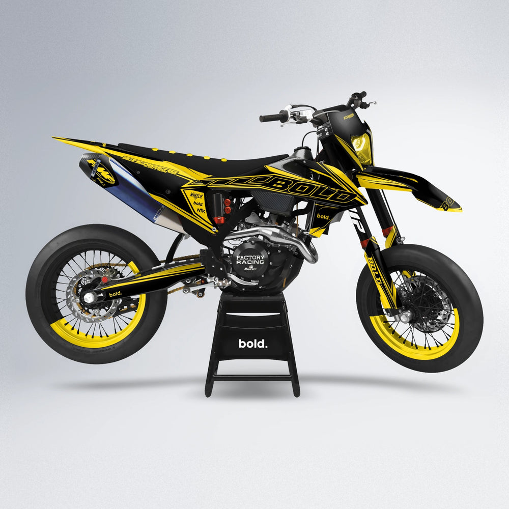 ARTTU STENBERG supermoto graphics kit in Yellow