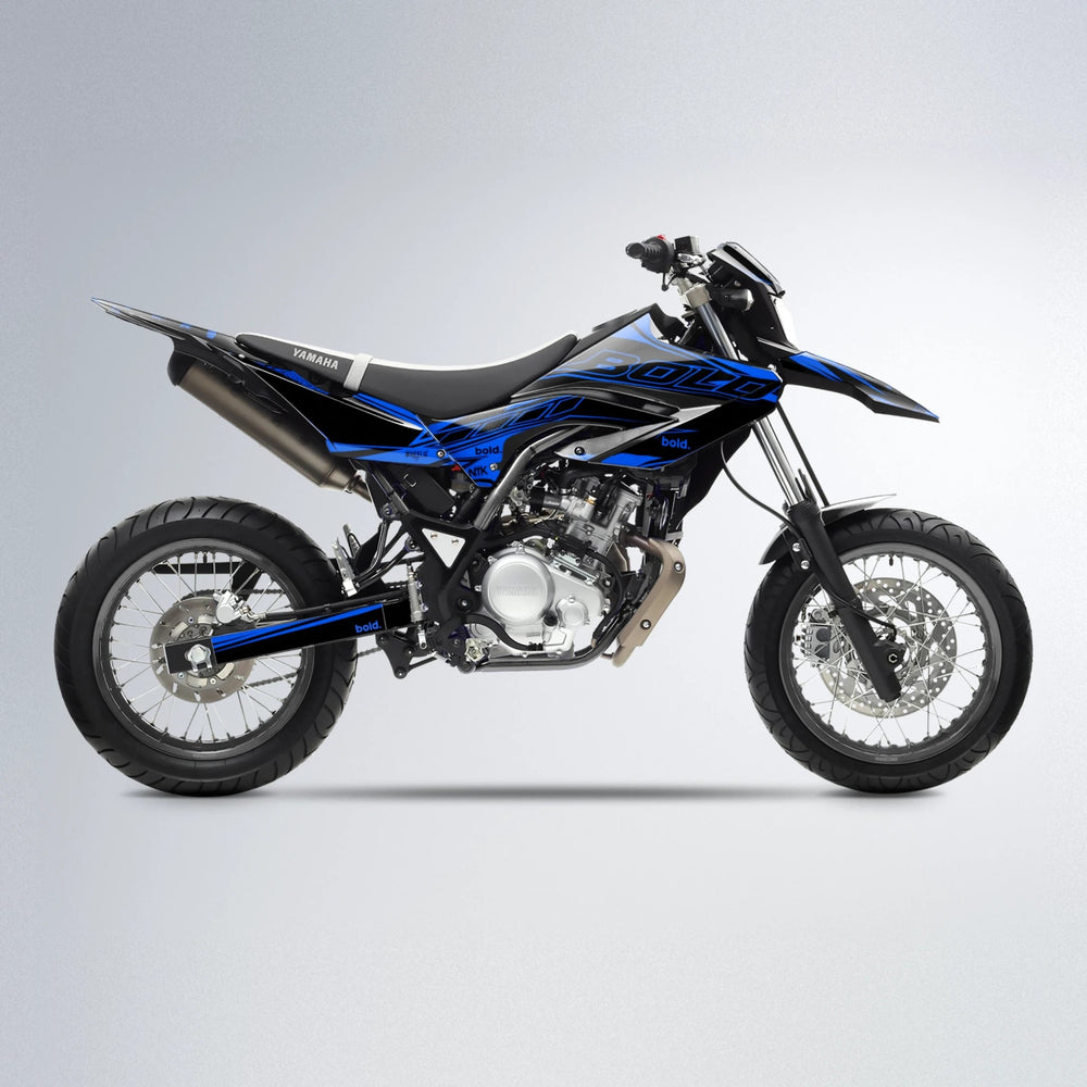 ARTTU STENBERG Yamaha WR 125X supermoto graphics kit in Blue