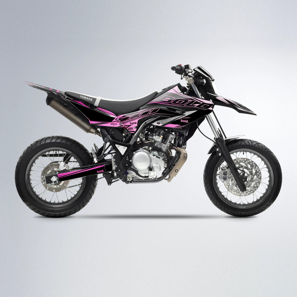 ARTTU STENBERG Yamaha WR 125X supermoto graphics kit in Flamingo