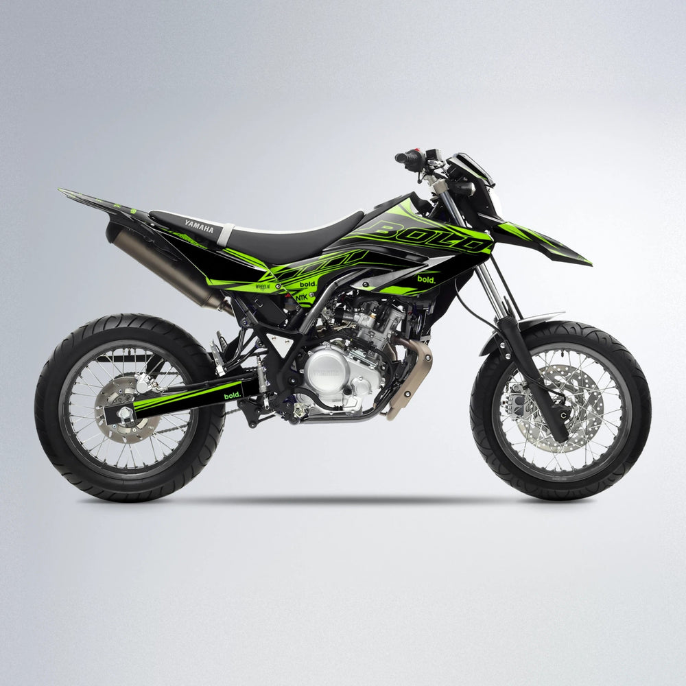 ARTTU STENBERG Yamaha WR 125X supermoto graphics kit in Green