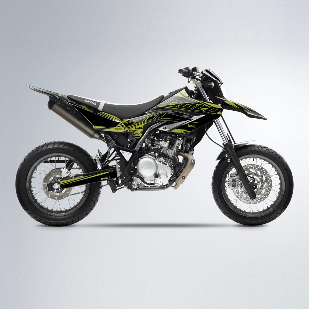 ARTTU STENBERG Yamaha WR 125X supermoto graphics kit in Olive