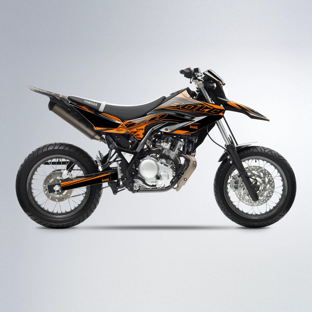 ARTTU STENBERG Yamaha WR 125X supermoto graphics kit in Orange