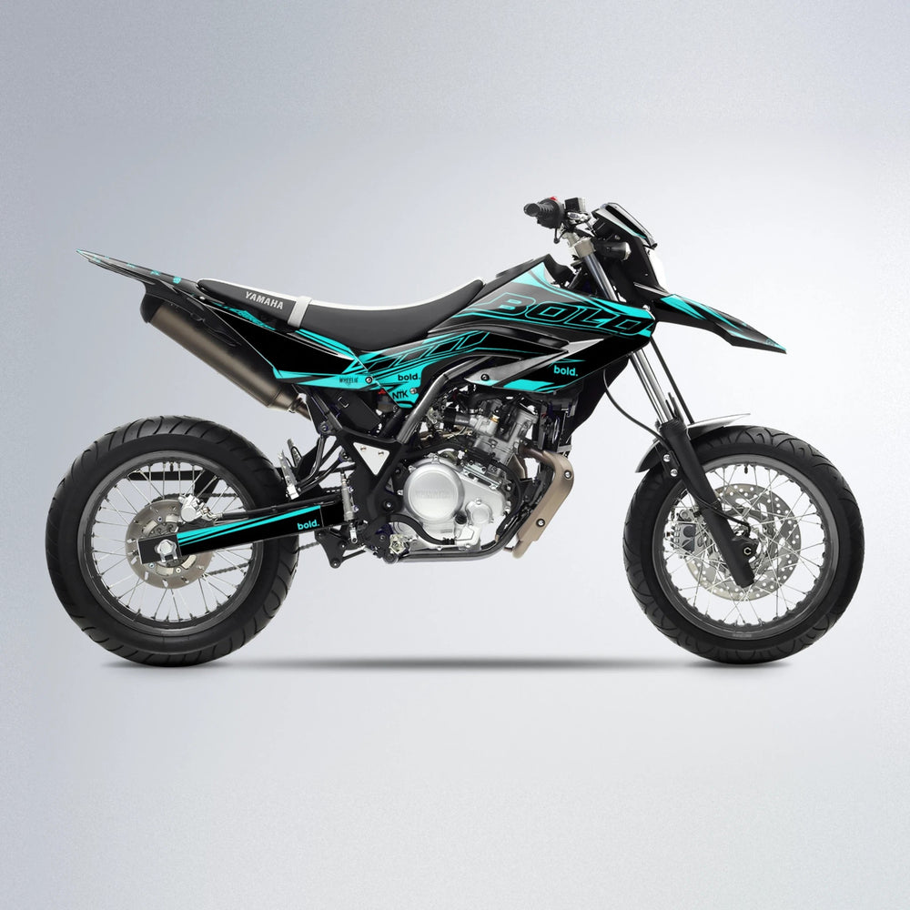 ARTTU STENBERG Yamaha WR 125X supermoto graphics kit in Teal