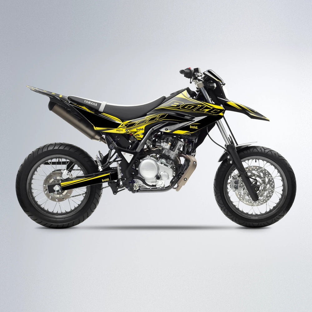 ARTTU STENBERG Yamaha WR 125X supermoto graphics kit in Yellow