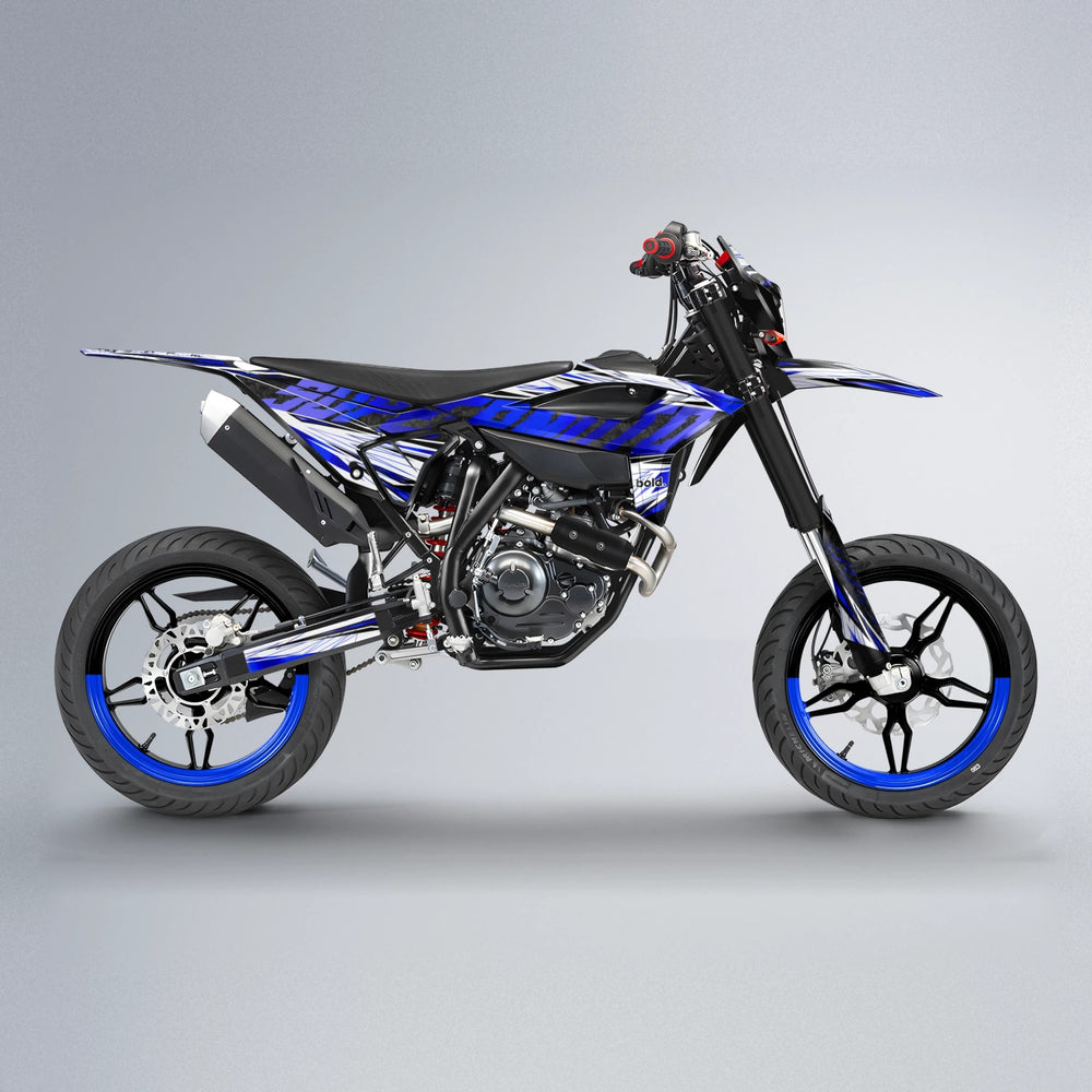 BENJIS Beta supermoto graphics kit in Blue