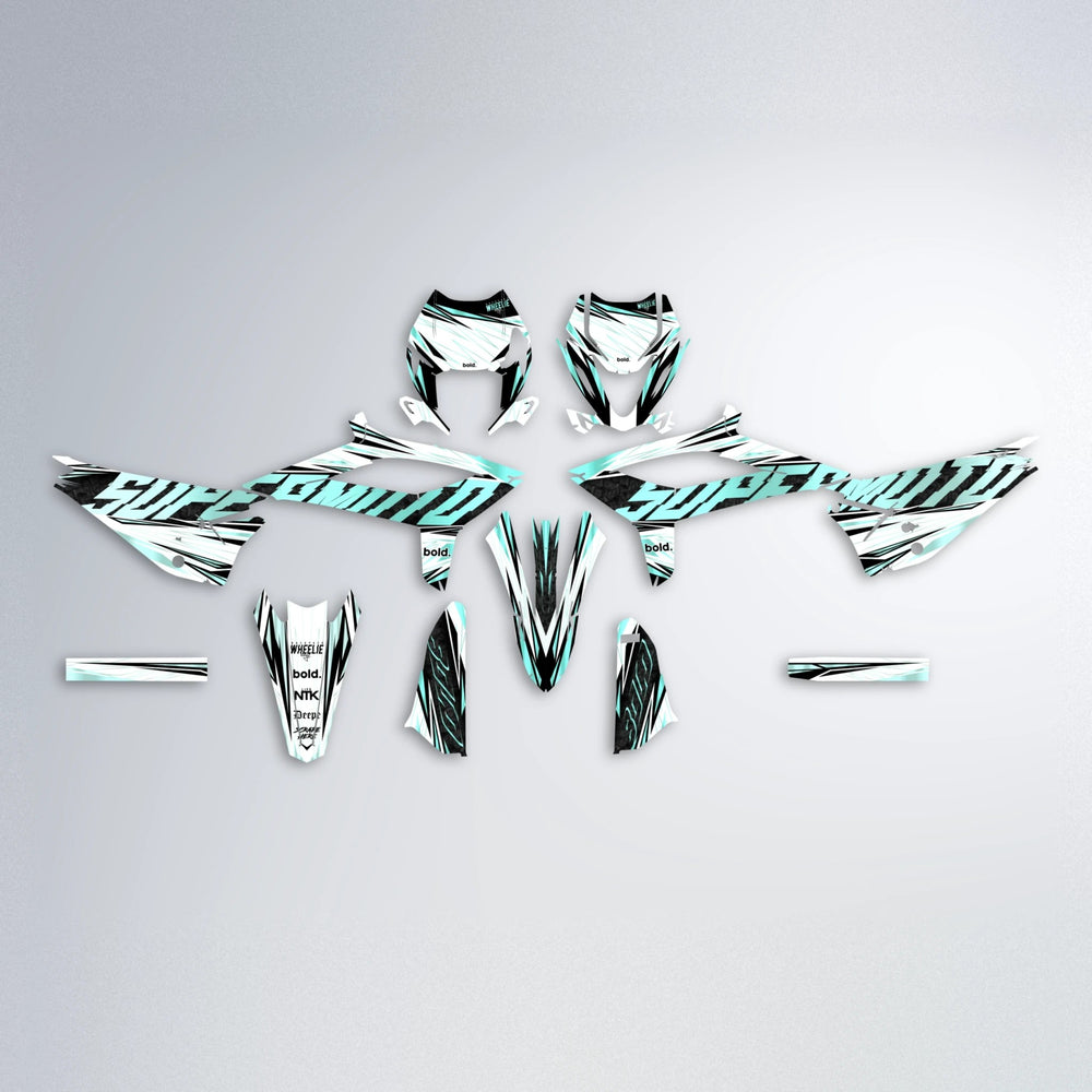 BENJIS Beta graphics kit parts layout in Mint