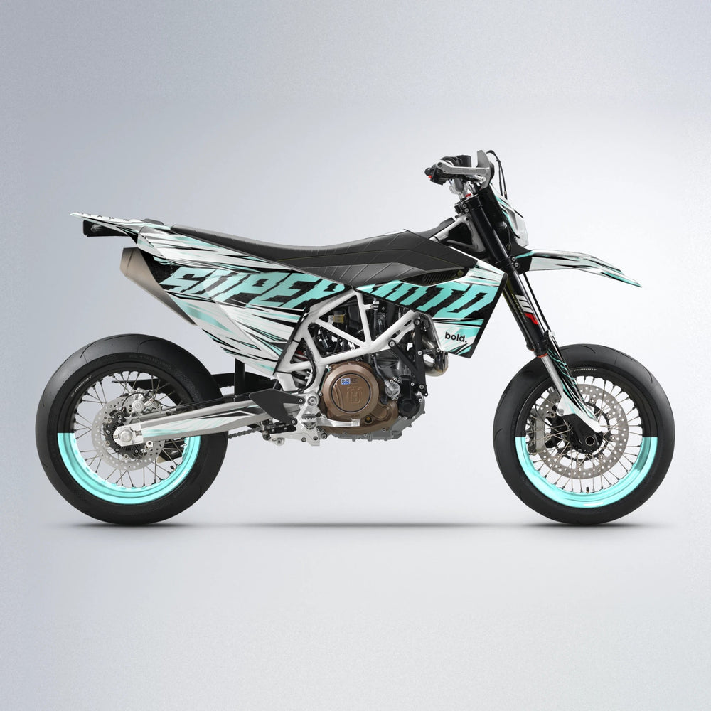 BENJIS Husqvarna 701 supermoto graphics kit in Mint