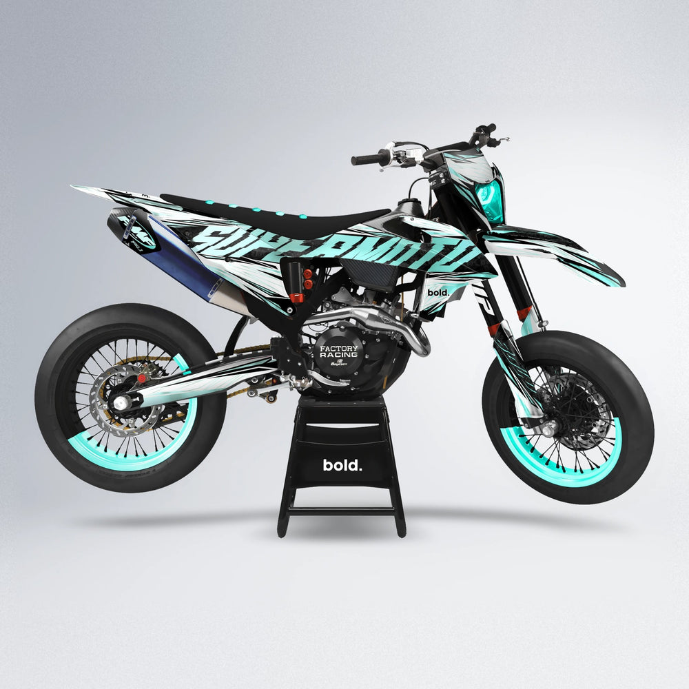 BENJIS supermoto graphics kit in Mint