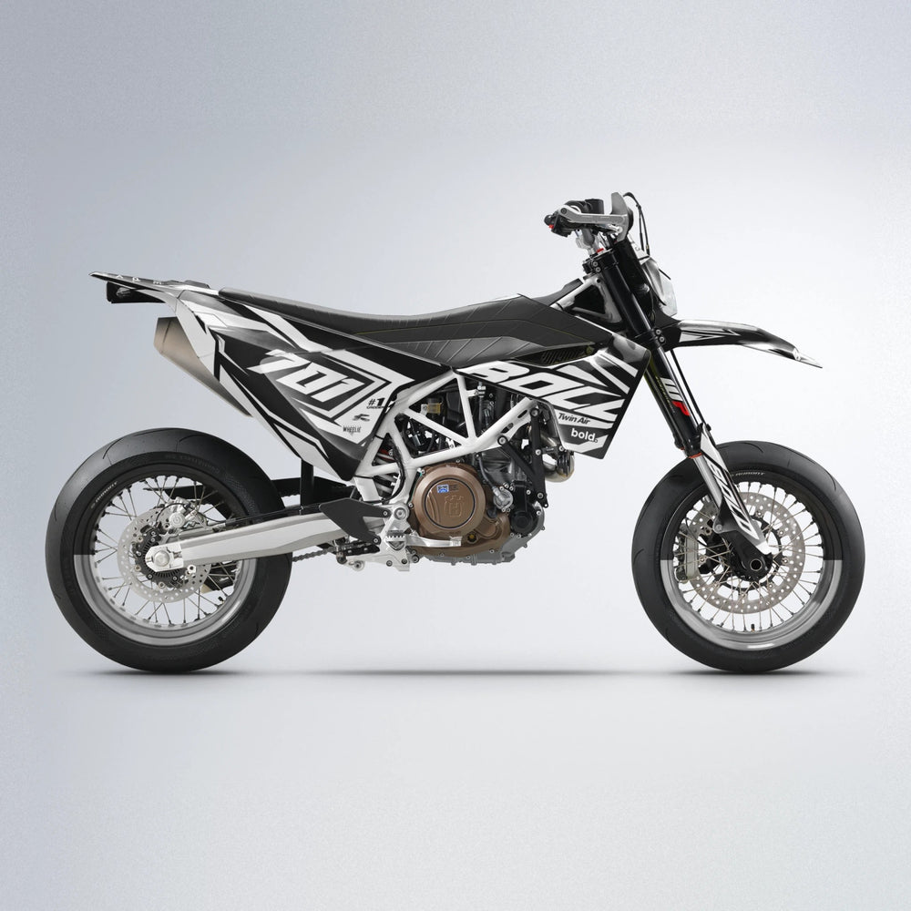 BIONIC Husqvarna 701 supermoto graphics kit in White