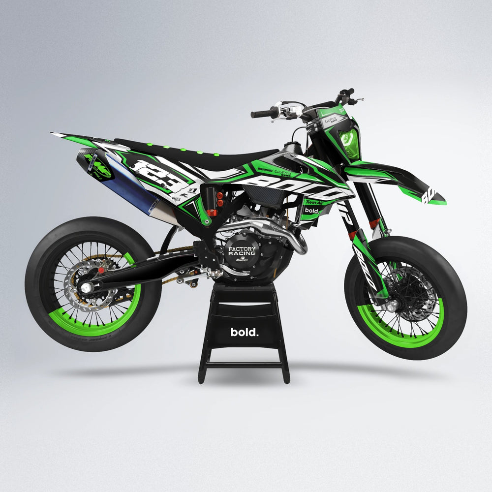 BIONIC supermoto graphics kit in Green
