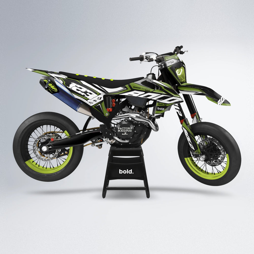 BIONIC supermoto graphics kit in Olive