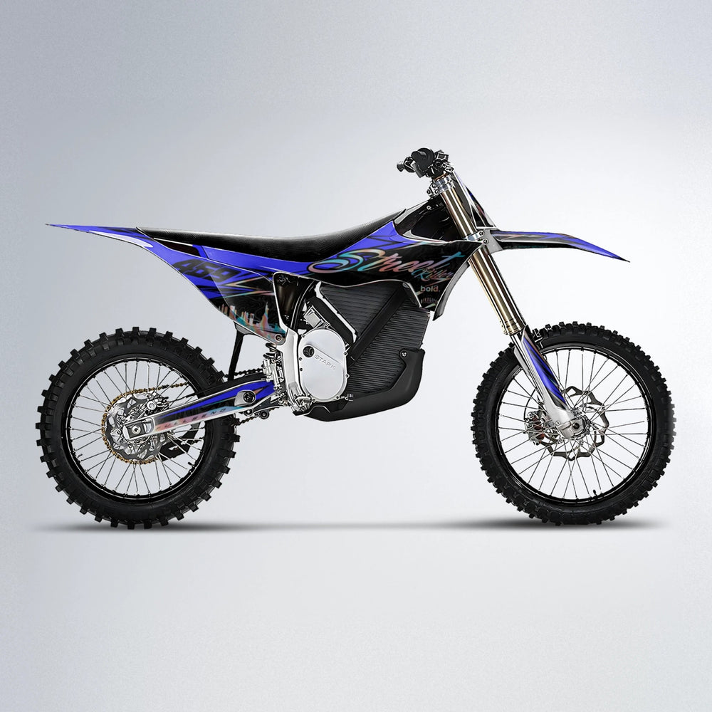 BLAZE Stark Varg MX motocross graphics kit in Blue