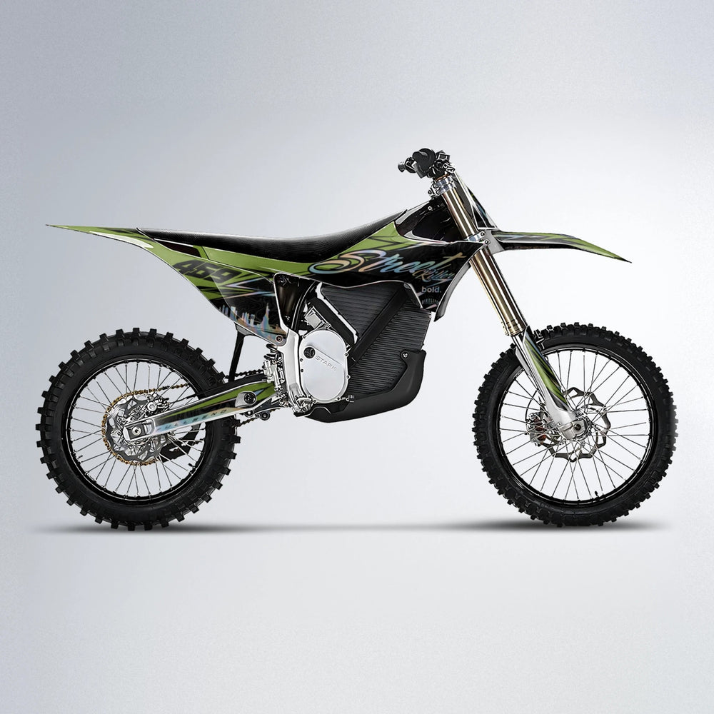 BLAZE Stark Varg MX motocross graphics kit in Olive