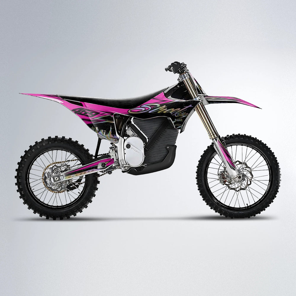 BLAZE Stark Varg MX motocross graphics kit in Pink