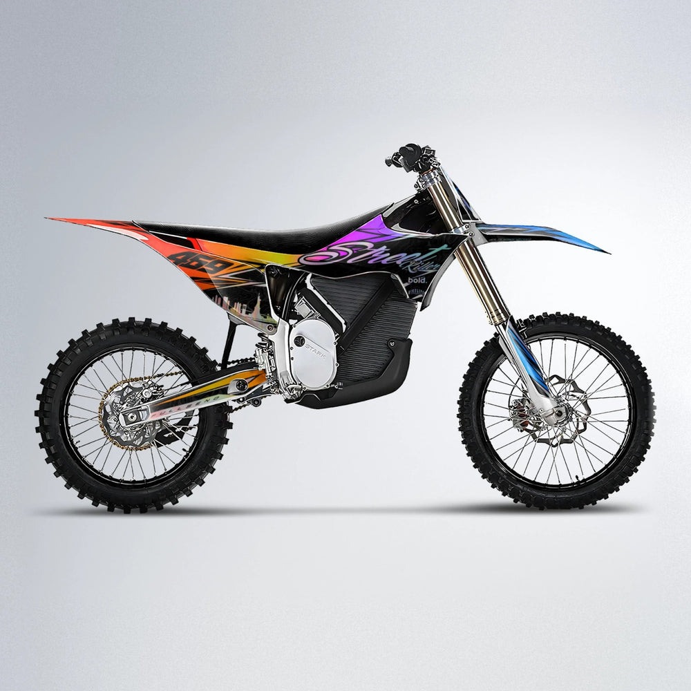 BLAZE Stark Varg MX motocross graphics kit in Sunset Fade