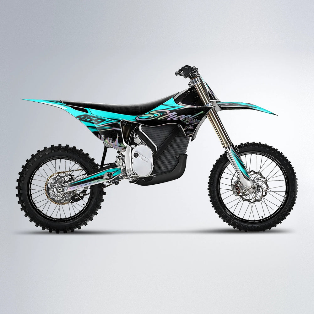 BLAZE Stark Varg MX motocross graphics kit in Teal