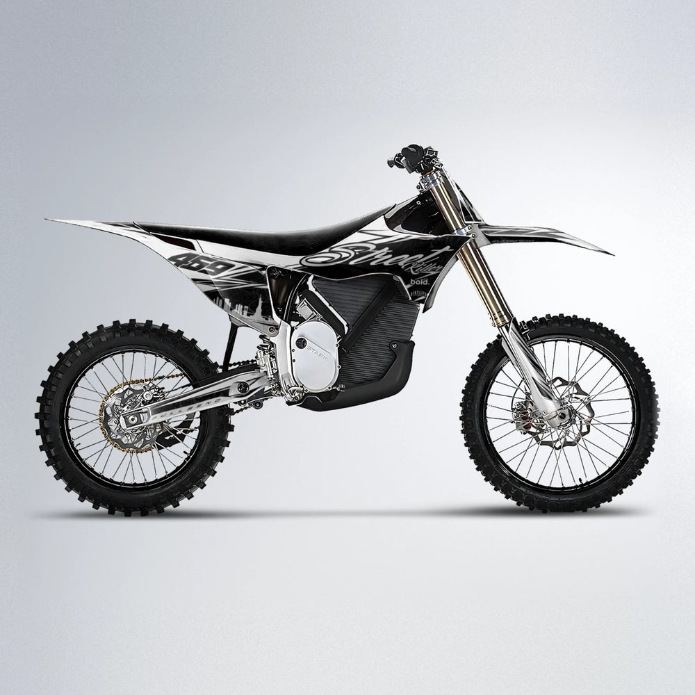 BLAZE Stark Varg MX motocross graphics kit in White