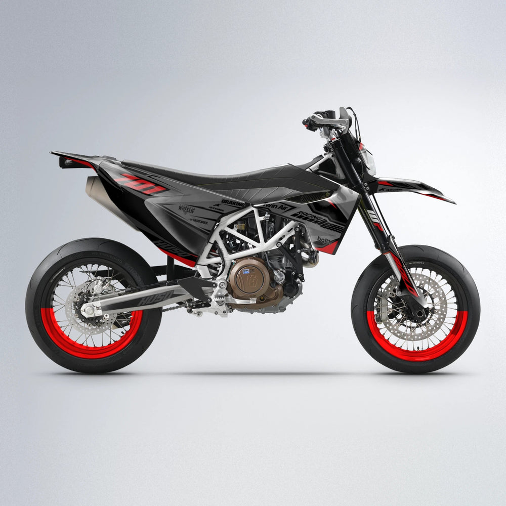 BRANDER Husqvarna 701 supermoto graphics kit in Custom Colour