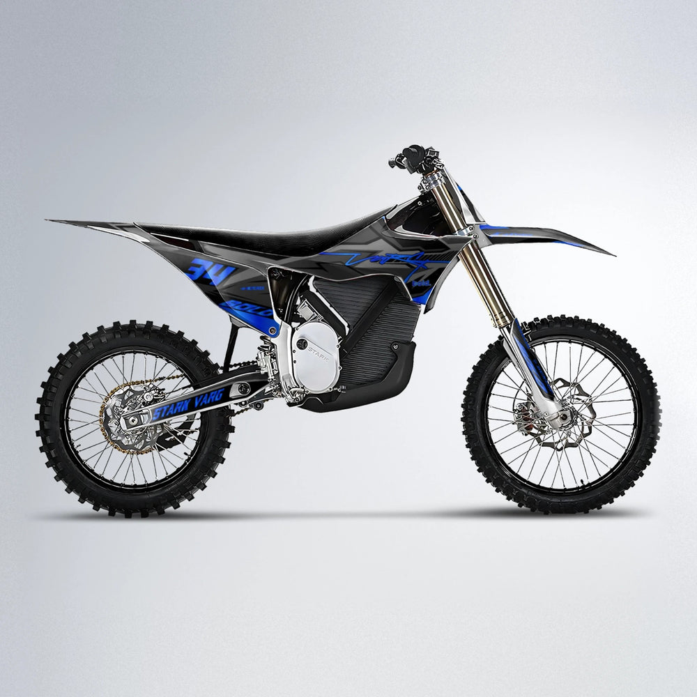 BRANDER Stark Varg MX motocross graphics kit in Blue