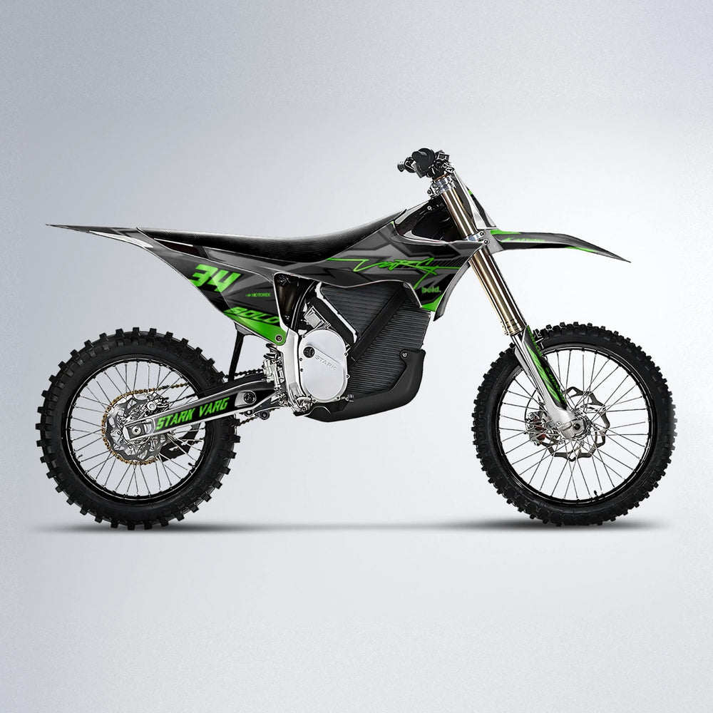BRANDER Stark Varg MX motocross graphics kit in Green