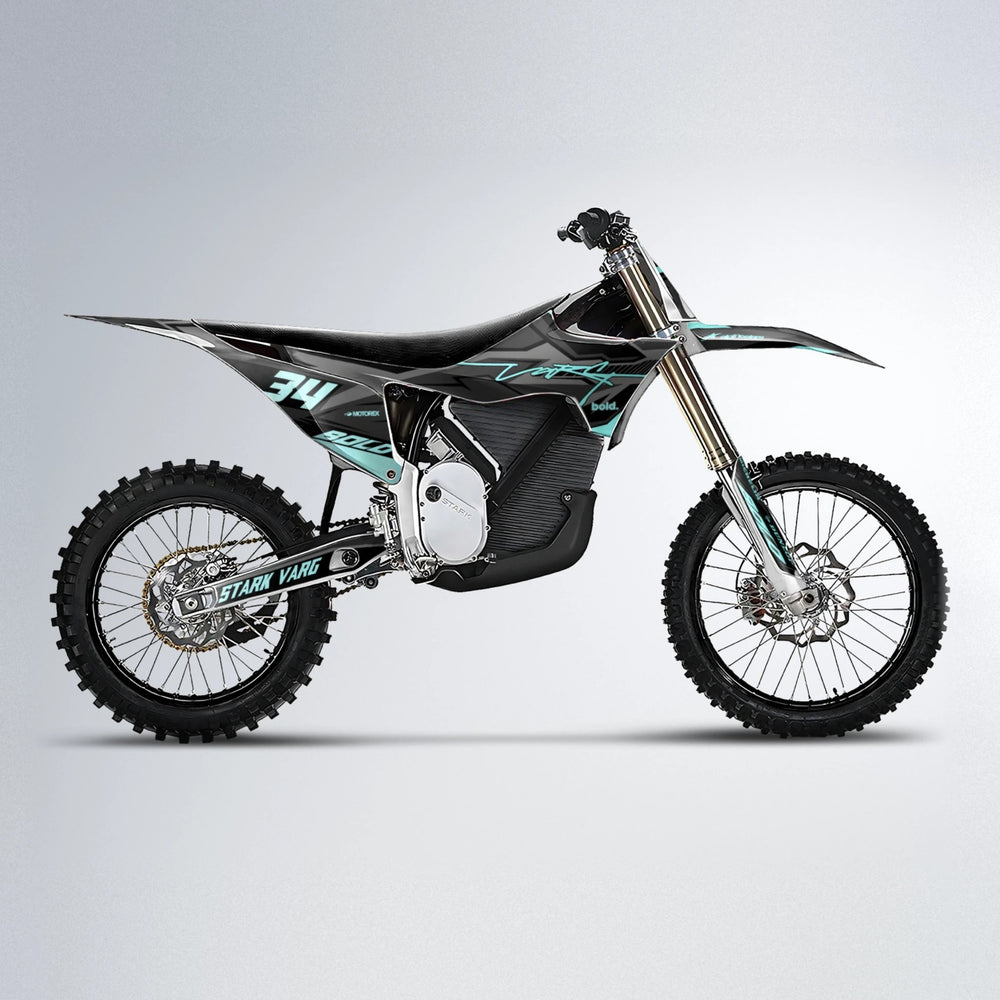 BRANDER Stark Varg MX motocross graphics kit in Mint