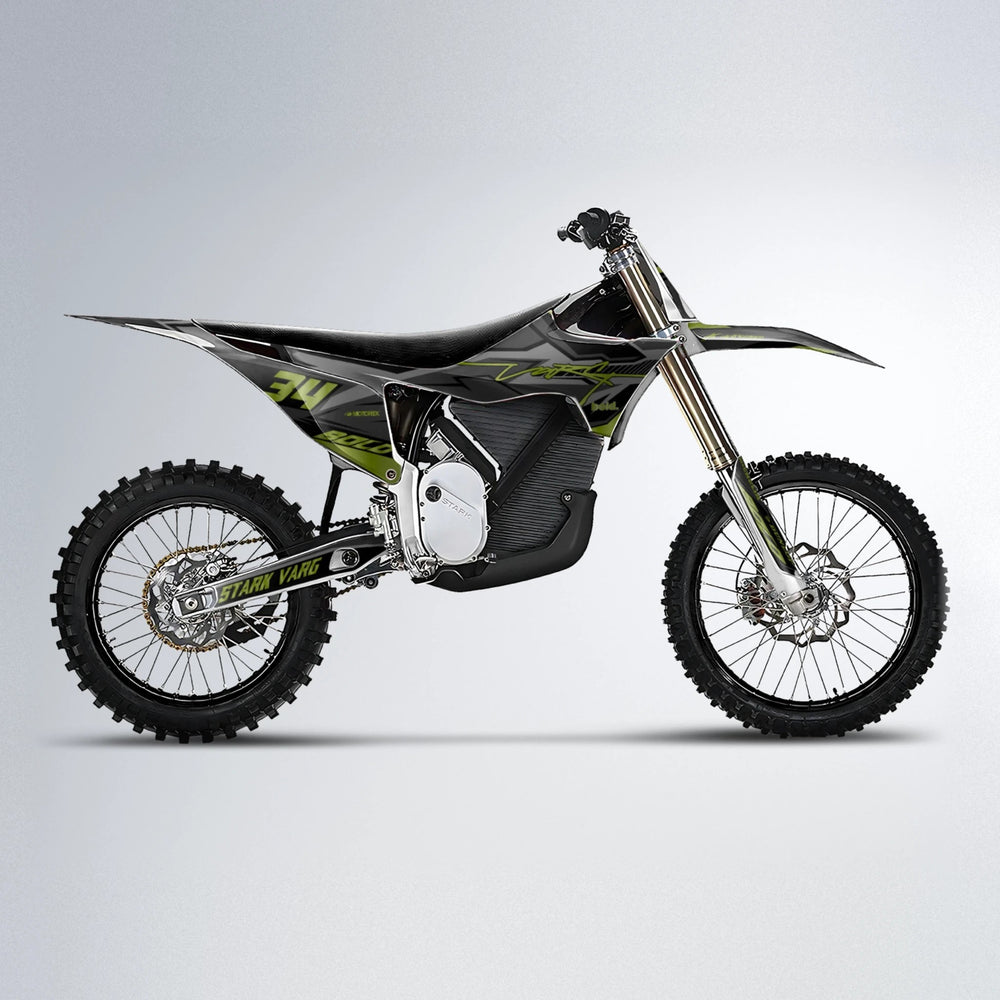 BRANDER Stark Varg MX motocross graphics kit in Olive
